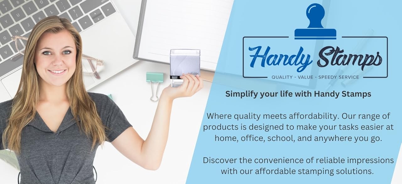 Handy Stamps — Simplify your life with Handy Stamps. Quality meets affordability for home, office and school.